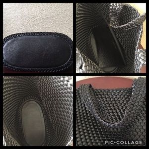 calvin klein naomi woven tote